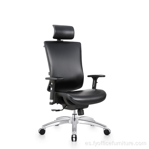 Precio de venta al por mayor Silla de oficina de cuero ejecutiva ergonómica de alta calidad